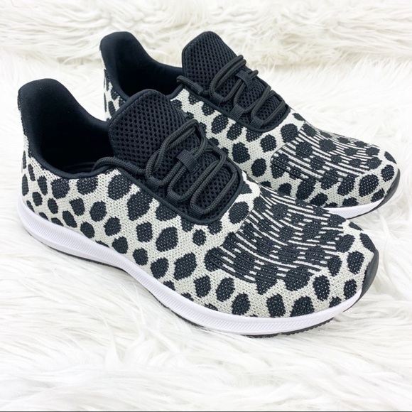 Athletic Works Snow Leopard Comfort Fit Memory Foam Sneakers 9.5 Gym Running - Picture 3 of 10
